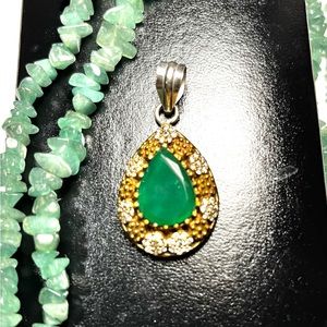 Costume jewellery large pendant
